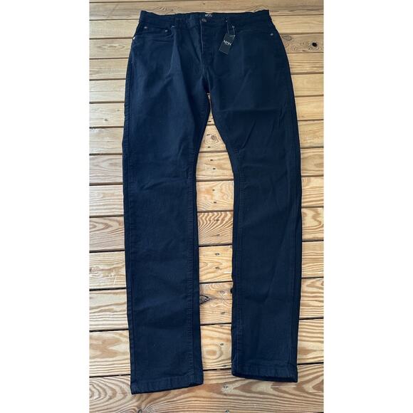 NWT Boohoo Man Tall Super Skinny Stretch Jeans Size 40x34 Men’s Black - Picture 1 of 10